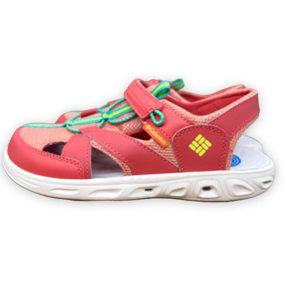 Columbia Techsun Wave Girls Size 5 Youth Trail Hiking Water Sport Peach Sandals